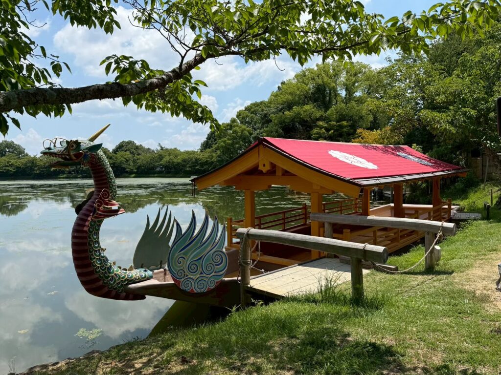 大覚寺　竜頭舟修復工事